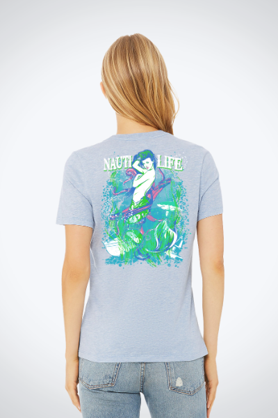 Women's Relaxed Jersey Tee- Mermaids Siren