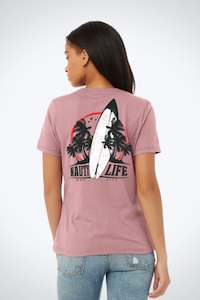 Women's Relaxed Jersey Tee- Surf Club