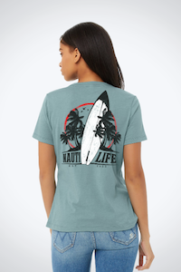 Women's Relaxed Jersey Tee- Surf Club