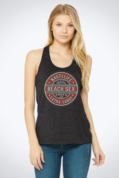 Women's Razor Back Tank- Beach Sex