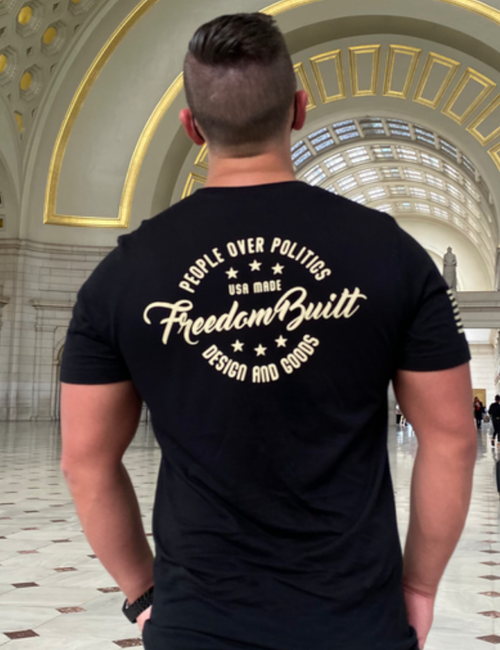 Men's T-Shirt - Designs and Goods~People Over Politics