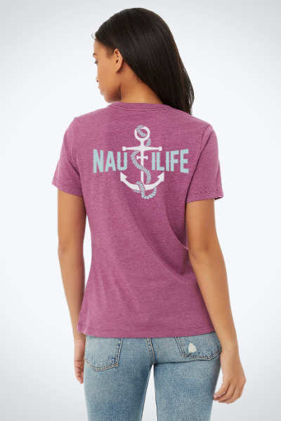 Women's Relaxed Jersey Tee- NautiLife Forever