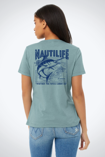 Women's Relaxed Jersey Tee- Marlin