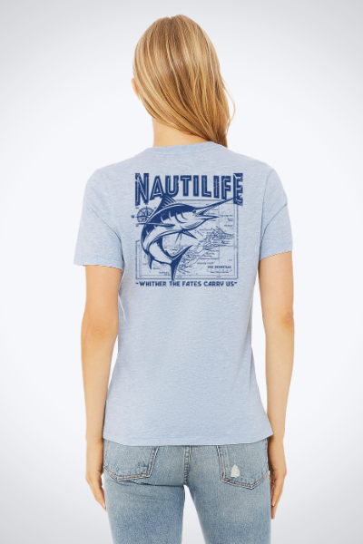 Women's Relaxed Jersey Tee- Marlin