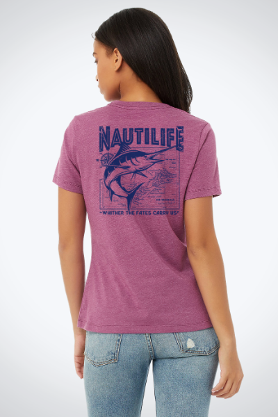 Women's Relaxed Jersey Tee- Marlin