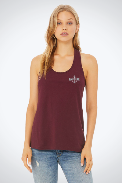 Women's Razor Back Tank- NautiLife Forever