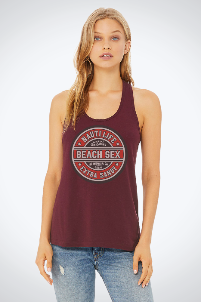 Women's Razor Back Tank- Beach Sex