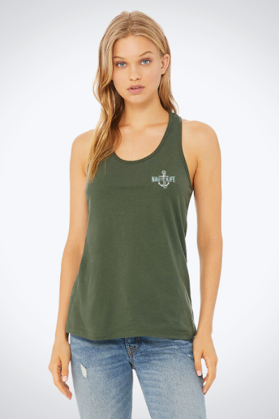 Women's Razor Back Tank- NautiLife Forever