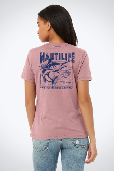 Women's Relaxed Jersey Tee- Marlin