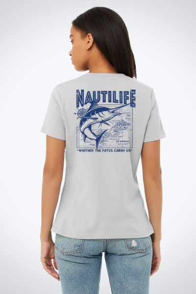 Women's Relaxed Jersey Tee- Marlin