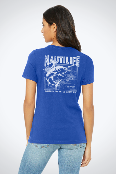 Women's Relaxed Jersey Tee- Marlin