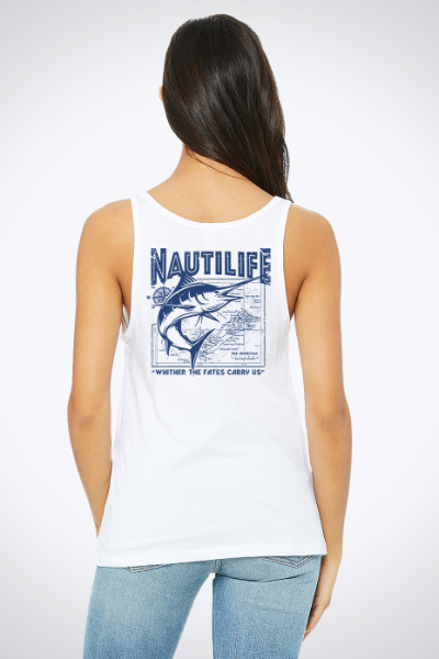 Women's Relaxed Jersey Tank- Marlin