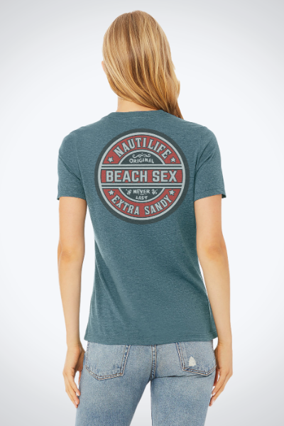 Women's Relaxed Jersey Tee- Beach Sex