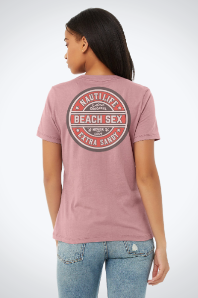 Women's Relaxed Jersey Tee- Beach Sex