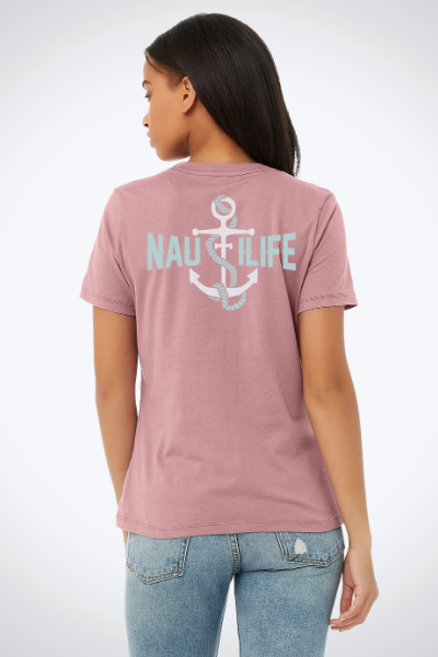 Women's Relaxed Jersey Tee- NautiLife Forever