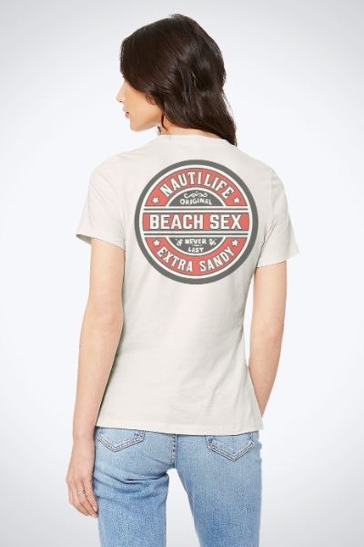 Women's Relaxed Jersey Tee- Beach Sex